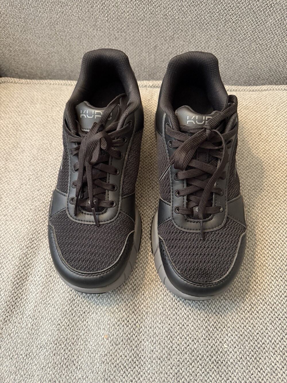Kuru Quantum 2.0 sneakers in a Jet Black and Slate Gray Mens 8 But Is UNISEX